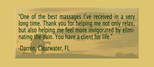 Testimonials for Clearwater, FL and Palm Harbor, FL Day Spa