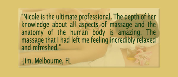 Testimonials for Clearwater, FL and Palm Harbor, FL Day Spa